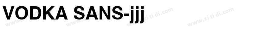VODKA SANS字体转换
